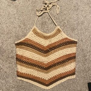 Knit halter